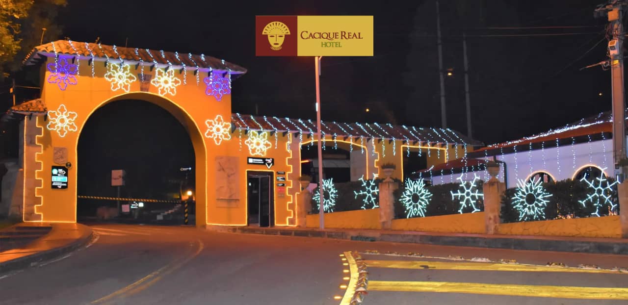 Alumbrado navideño en Zipaquirá